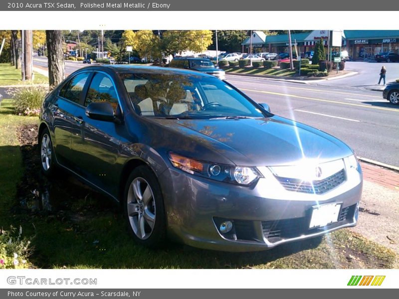 Polished Metal Metallic / Ebony 2010 Acura TSX Sedan