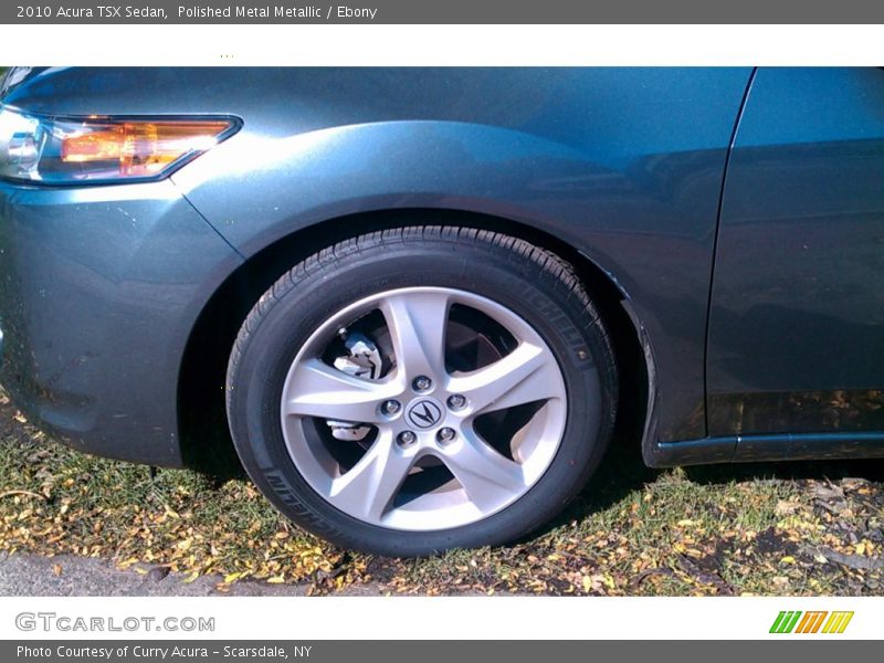 Polished Metal Metallic / Ebony 2010 Acura TSX Sedan
