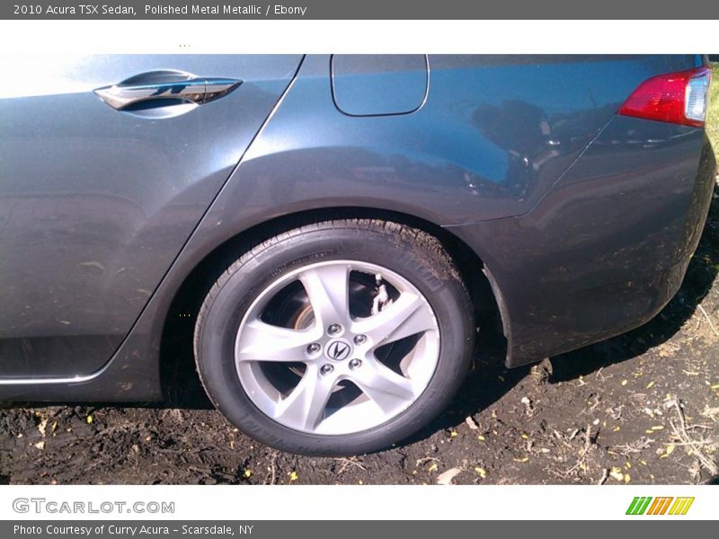 Polished Metal Metallic / Ebony 2010 Acura TSX Sedan