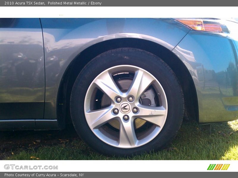 Polished Metal Metallic / Ebony 2010 Acura TSX Sedan