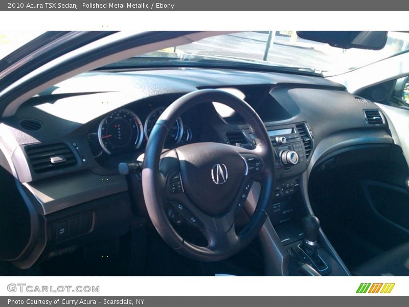 Polished Metal Metallic / Ebony 2010 Acura TSX Sedan