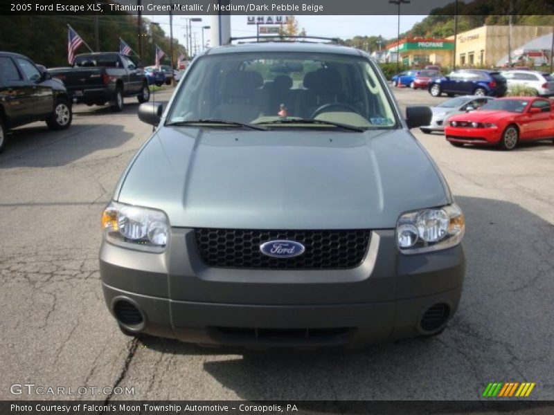 Titanium Green Metallic / Medium/Dark Pebble Beige 2005 Ford Escape XLS