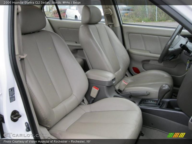  2006 Elantra GLS Sedan Beige Interior