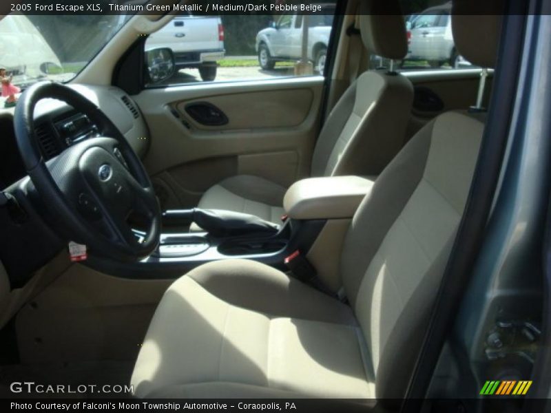 Titanium Green Metallic / Medium/Dark Pebble Beige 2005 Ford Escape XLS