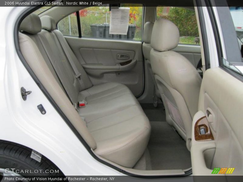  2006 Elantra GLS Sedan Beige Interior