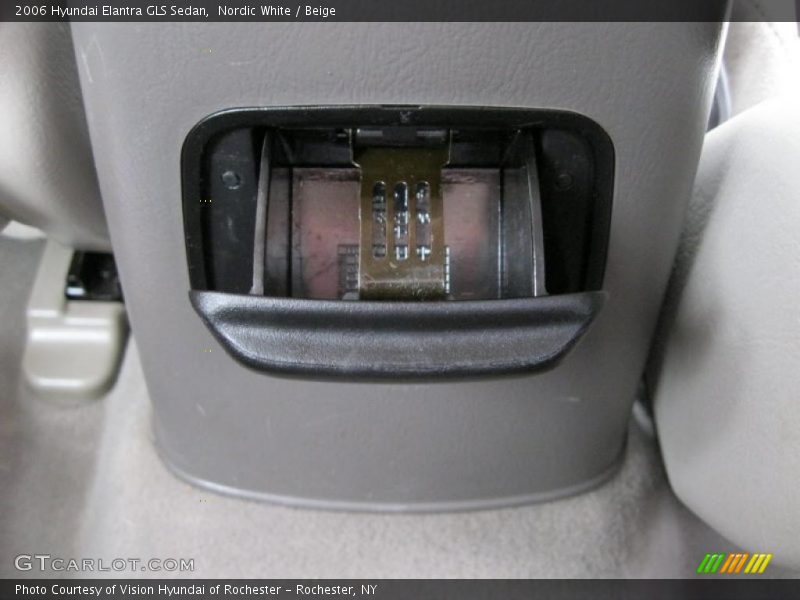 Nordic White / Beige 2006 Hyundai Elantra GLS Sedan