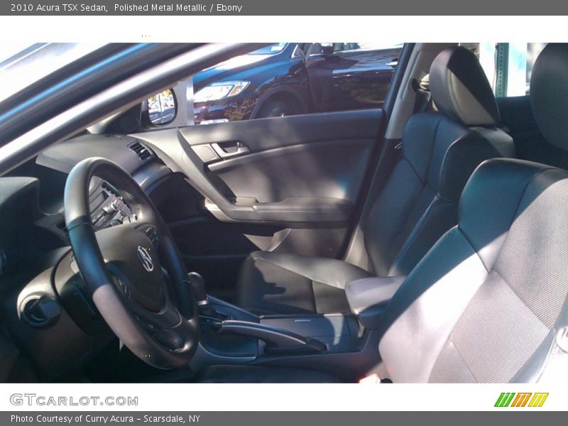 Polished Metal Metallic / Ebony 2010 Acura TSX Sedan