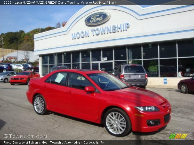 Velocity Red Mica / Black 2006 Mazda MAZDA6 MAZDASPEED6 Grand Touring