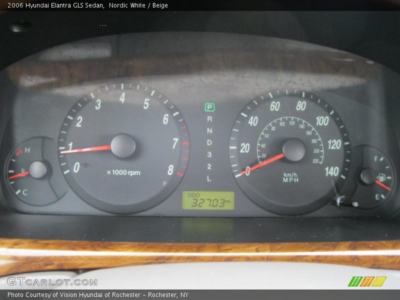  2006 Elantra GLS Sedan GLS Sedan Gauges