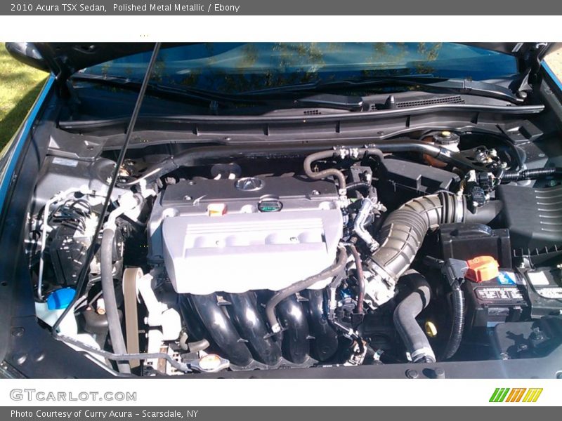 Polished Metal Metallic / Ebony 2010 Acura TSX Sedan