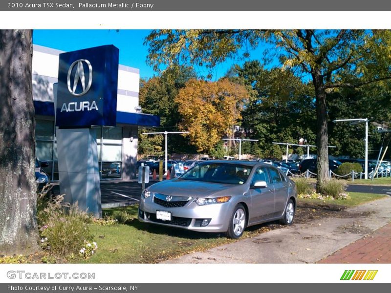Palladium Metallic / Ebony 2010 Acura TSX Sedan