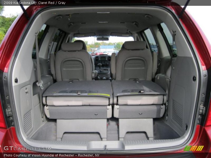 Claret Red / Gray 2009 Kia Sedona LX