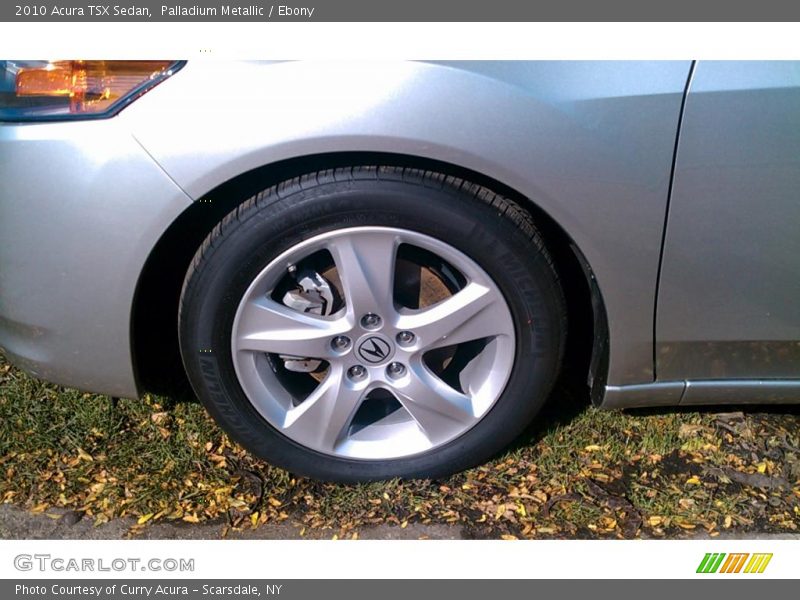 Palladium Metallic / Ebony 2010 Acura TSX Sedan