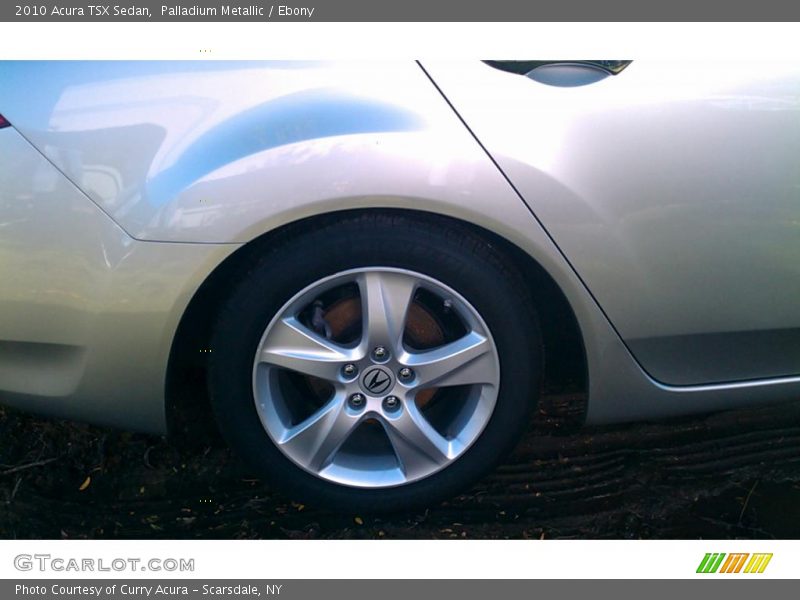 Palladium Metallic / Ebony 2010 Acura TSX Sedan