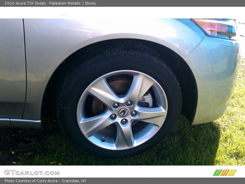 Palladium Metallic / Ebony 2010 Acura TSX Sedan