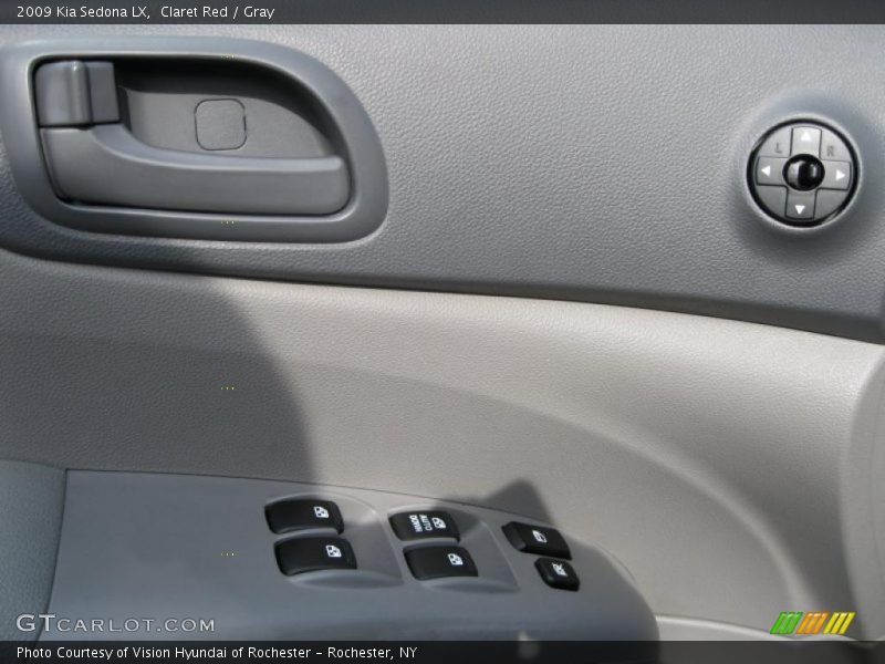 Claret Red / Gray 2009 Kia Sedona LX