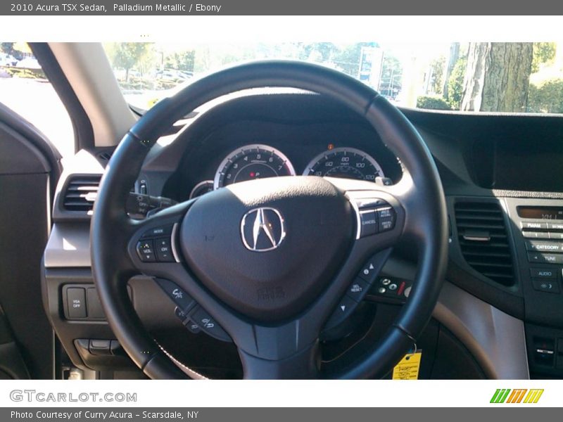 Palladium Metallic / Ebony 2010 Acura TSX Sedan