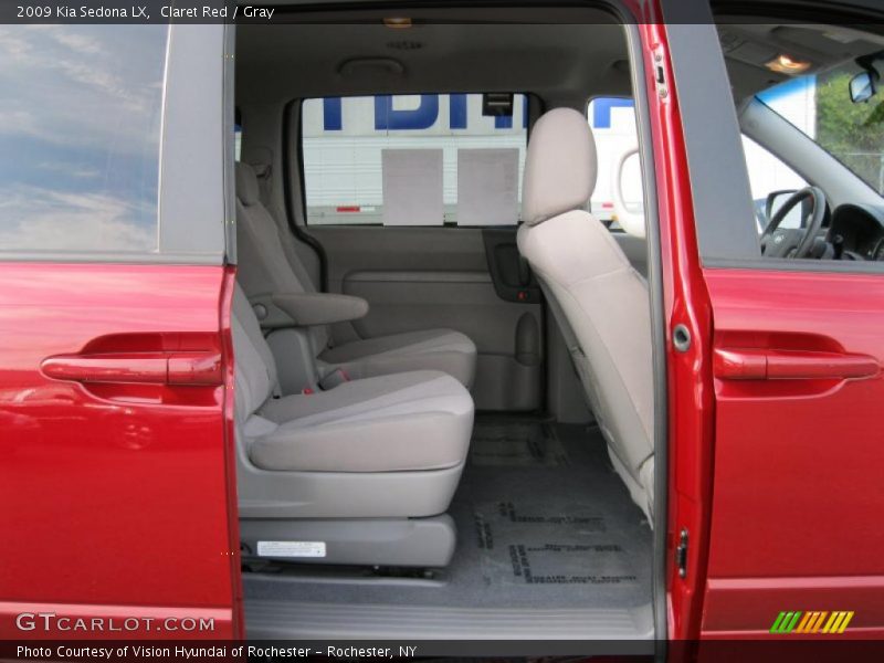 Claret Red / Gray 2009 Kia Sedona LX