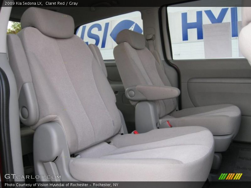 Claret Red / Gray 2009 Kia Sedona LX