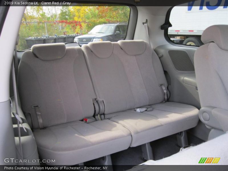 Claret Red / Gray 2009 Kia Sedona LX