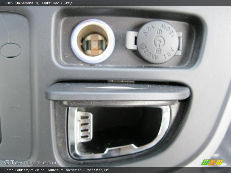 Claret Red / Gray 2009 Kia Sedona LX