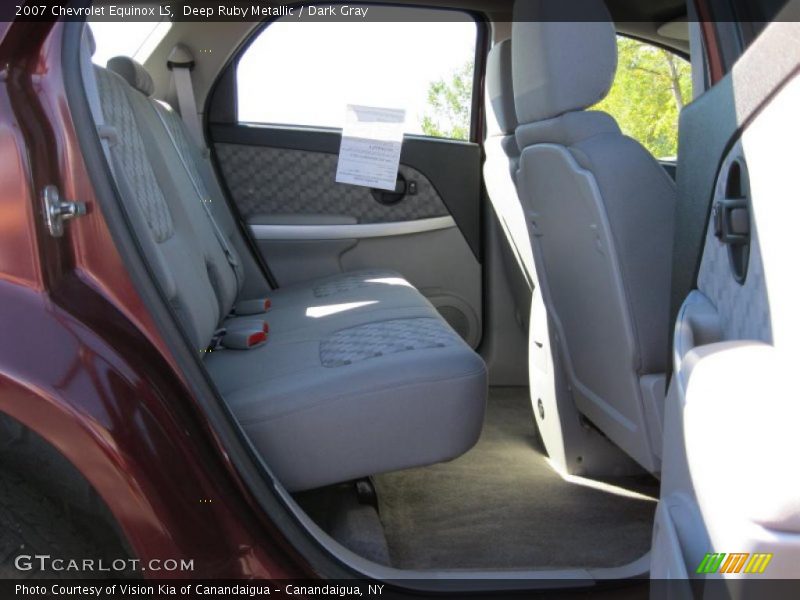 Deep Ruby Metallic / Dark Gray 2007 Chevrolet Equinox LS