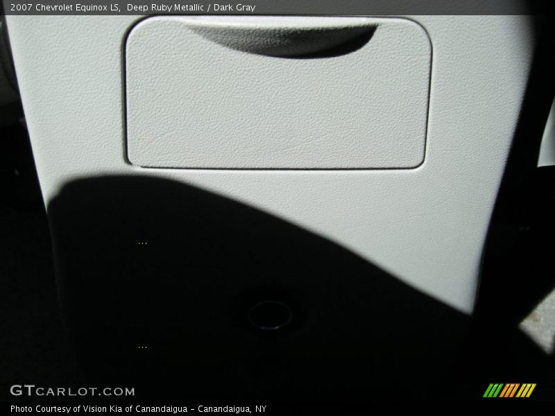 Deep Ruby Metallic / Dark Gray 2007 Chevrolet Equinox LS