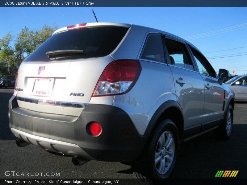 Silver Pearl / Gray 2008 Saturn VUE XE 3.5 AWD