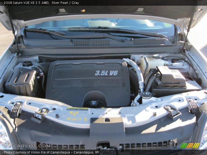 Silver Pearl / Gray 2008 Saturn VUE XE 3.5 AWD
