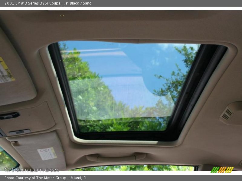 Jet Black / Sand 2001 BMW 3 Series 325i Coupe