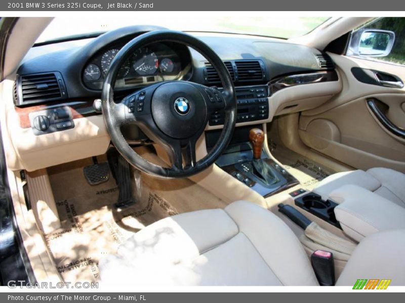  2001 3 Series 325i Coupe Sand Interior