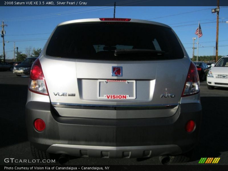 Silver Pearl / Gray 2008 Saturn VUE XE 3.5 AWD