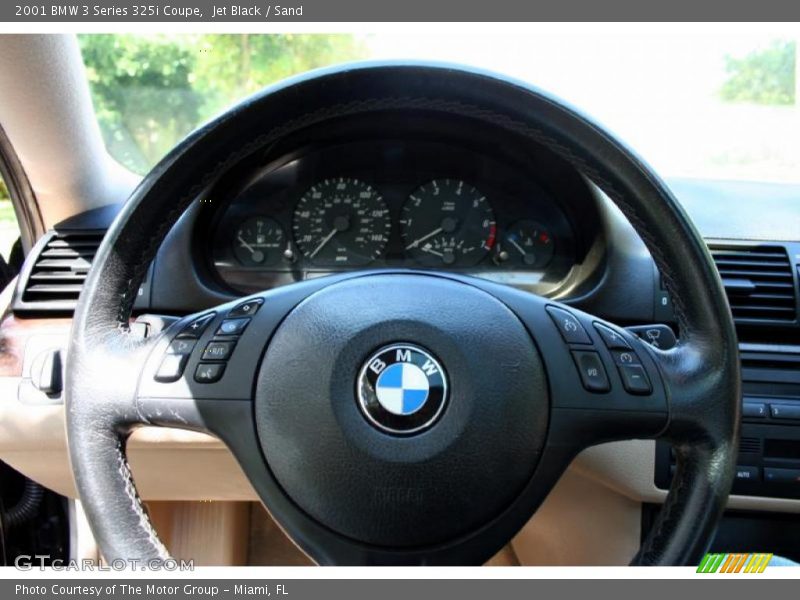 Jet Black / Sand 2001 BMW 3 Series 325i Coupe