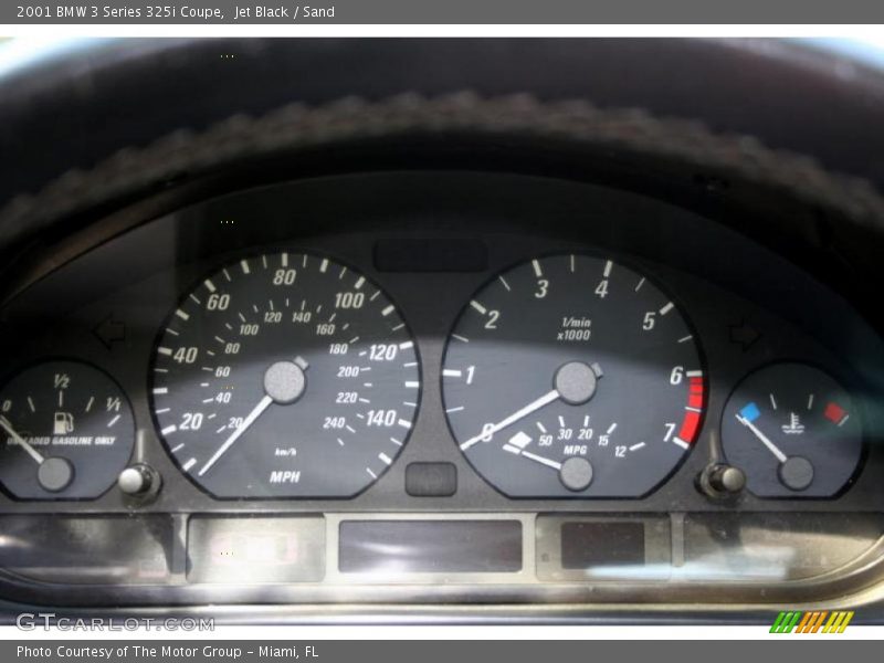  2001 3 Series 325i Coupe 325i Coupe Gauges