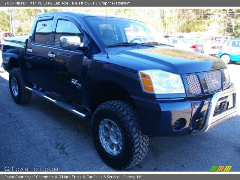 Majestic Blue / Graphite/Titanium 2006 Nissan Titan XE Crew Cab 4x4
