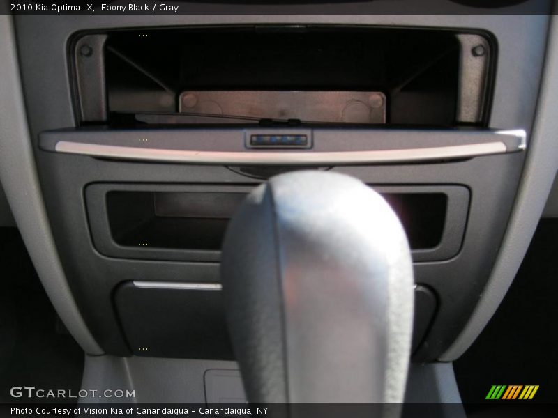 Ebony Black / Gray 2010 Kia Optima LX