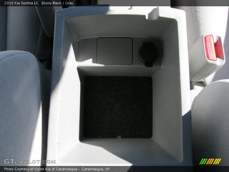 Ebony Black / Gray 2010 Kia Optima LX