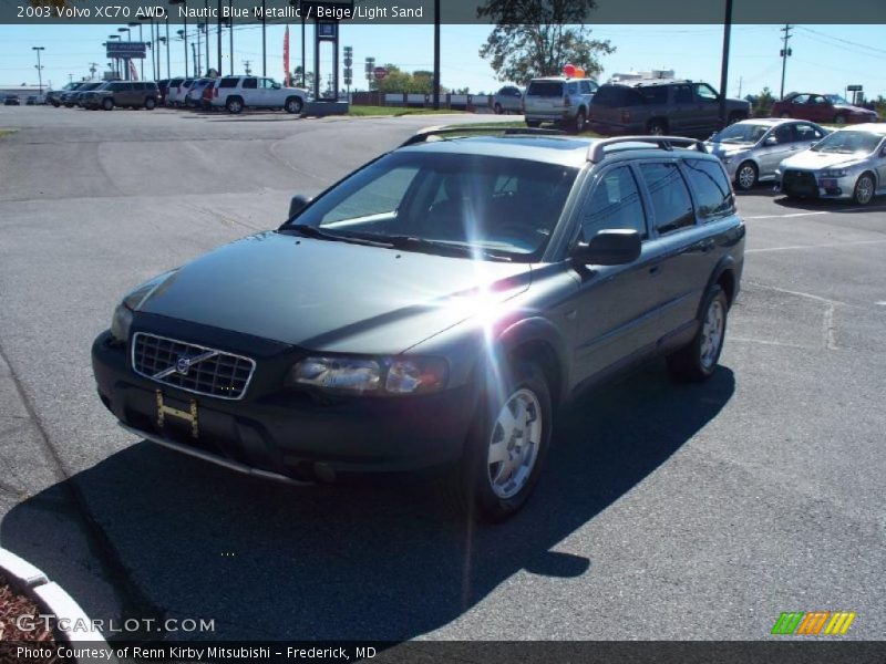Nautic Blue Metallic / Beige/Light Sand 2003 Volvo XC70 AWD