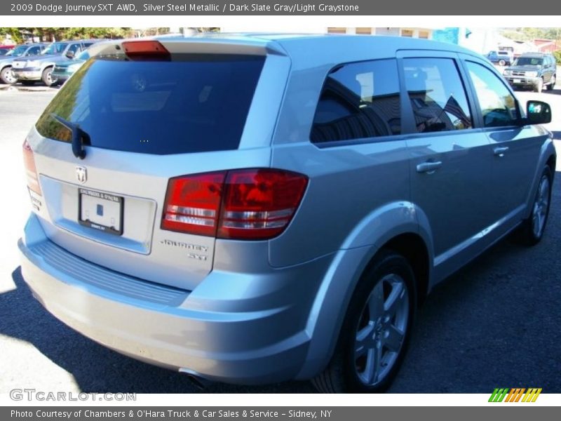 Silver Steel Metallic / Dark Slate Gray/Light Graystone 2009 Dodge Journey SXT AWD