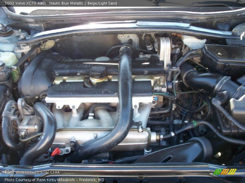  2003 XC70 AWD Engine - 2.5 Liter Turbocharged DOHC 20-Valve 5 Cylinder