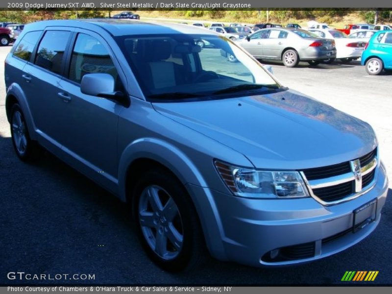 Silver Steel Metallic / Dark Slate Gray/Light Graystone 2009 Dodge Journey SXT AWD