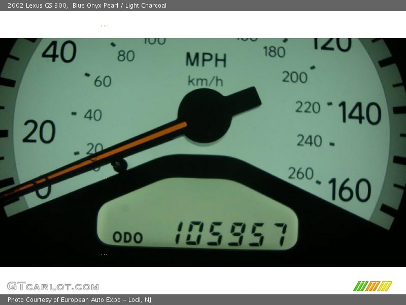 Blue Onyx Pearl / Light Charcoal 2002 Lexus GS 300