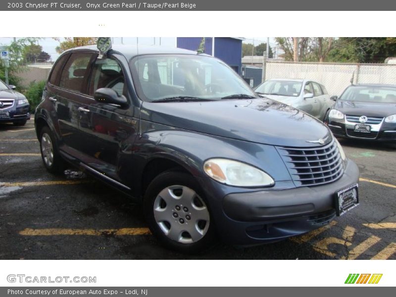 Onyx Green Pearl / Taupe/Pearl Beige 2003 Chrysler PT Cruiser