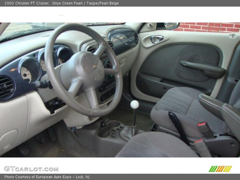 Onyx Green Pearl / Taupe/Pearl Beige 2003 Chrysler PT Cruiser