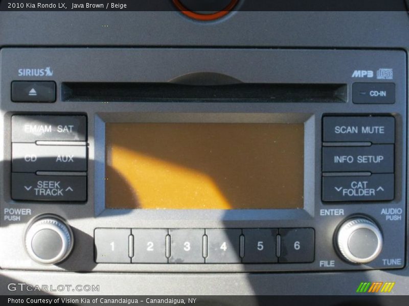 Java Brown / Beige 2010 Kia Rondo LX