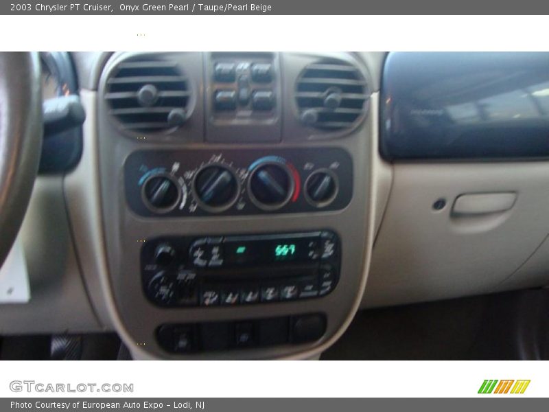 Onyx Green Pearl / Taupe/Pearl Beige 2003 Chrysler PT Cruiser