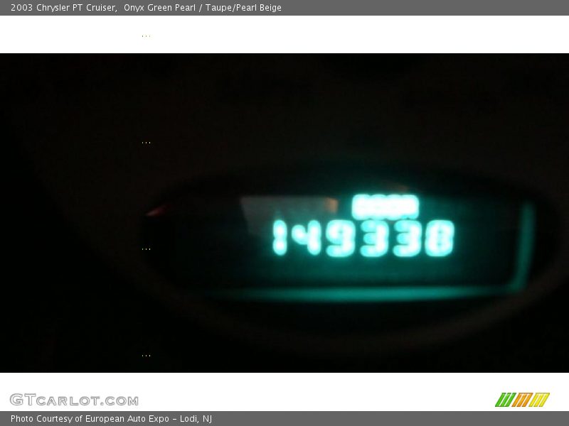 Onyx Green Pearl / Taupe/Pearl Beige 2003 Chrysler PT Cruiser