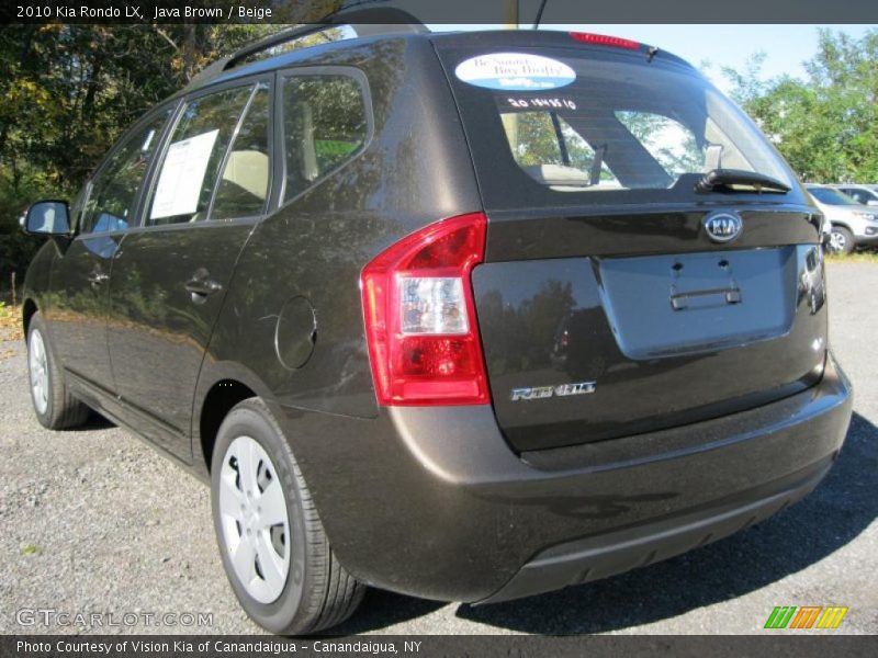 Java Brown / Beige 2010 Kia Rondo LX