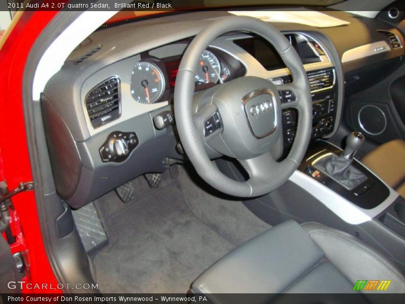  2011 A4 2.0T quattro Sedan Black Interior