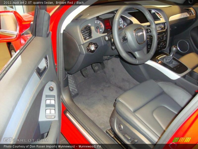  2011 A4 2.0T quattro Sedan Black Interior